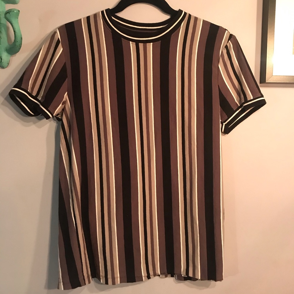 Men’s monochrome striped tee